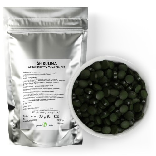 Spirulina tabletki - suplement diety